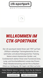 Mobile Screenshot of ctk-sportpark.de