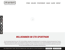 Tablet Screenshot of ctk-sportpark.de